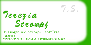 terezia strompf business card